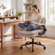 Criss Cross Chair on Wheels with Flip-up Arms Adjustable Height - Gallery View 3 of 10