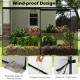 Crop cage with tear-resistant mesh, 6 ground nails, and extended edge for stability, ideal for garden plant protection.
