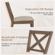Modern dining chair with ergonomic tilt design and breathable X-shaped backrest, perfect for kitchen or dining room use.