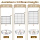 16-panel dog playpen in 24-inch height, featuring a secure lock, durable metal construction, and suitable for.