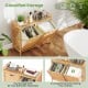 Double tilt-out laundry hamper with natural bamboo, featuring two removable bins and a top storage shelf for essentials.