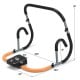 Side view of the Portable Exercise Ab Fitness Crunch, showcasing its sturdy frame and dimensions for effective home.