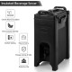 5-gallon insulated beverage server dispenser with double shell, perfect for parties and gatherings, keeps drinks hot or.