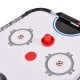 42-inch air hockey tabletop featuring two pushers and electronic scoring, perfect for kids' gaming fun.