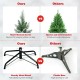 Artificial pencil Christmas tree with snow-flocked design, 21 pine cones, and sturdy metal stand for indoor or outdoor.
