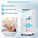 8000 BTU portable air conditioner with dehumidifier function, ideal for cooling rooms up to 230 sq. ft. for comfortable.