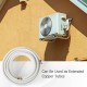50 feet mini split line set featuring 1/4" and 1/2" O.D. copper pipes for superior thermal conductivity and insulation.
