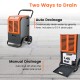 163 pints commercial dehumidifier with drain hose, 24-hour timer, and portable design for moisture removal in.