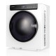Compact 2.6 Cu.ft clothes dryer in white with touch panel, featuring wall-mounted options and 8.8 lbs capacity for.