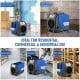 180 PPD commercial dehumidifier with pump drain hose, designed for water damage restoration in large spaces.