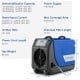 Compact 180 PPD commercial dehumidifier with pump, wheels, and digital display for efficient water damage restoration.