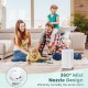 Ultrasonic humidifier with essential oil diffuser, 4L capacity, 2 mist levels, ideal for home use and creating a.