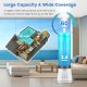 5.5L cool mist humidifier with remote control, 2.4-gallon tank, and 60-hour runtime for large room coverage.