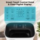 Smart touch control panel and digital display of the 4500 Sq. Ft dehumidifier with 5 modes and humidity settings.