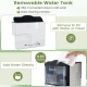 Removable water tank for the self-dispensing nugget ice maker, allowing easy filling and cleaning convenience.