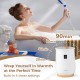 20L large heated towel warmer with LED display, featuring 4 timer settings for customizable warming experience.