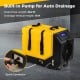 190 PPD commercial dehumidifier with built-in pump, wheels, and auto drainage hose for large areas up to 9,000 sq. ft.