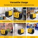 190 PPD commercial dehumidifier with pump and wheels, ideal for large areas up to 9,000 sq. ft, suitable for industrial.