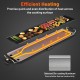 Extra large 39.5-inch electric griddle with dual cooking surfaces, adjustable temperatures, and non-stick finish for.