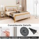 Modern floor and table lamp set with durable metal construction, perfect for contemporary interiors and versatile decor.