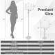 3-piece table and floor lamp set with modern design, durable metal construction, and convenient switch for versatile.