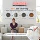 EchoCool Series 17000 BTU mini split air conditioner with self-cleaning feature and removable washable filter for easy.