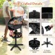 Electric BBQ Grill 1200W Indoor Outdoor Grill with 2-Zone Non-Stick Grilling Plate - Gallery View 10 of 10