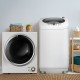 Electric laundry dryer and full-automatic washing machine combo, compact design for apartments with 10 lbs drying.