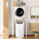 Electric laundry dryer and full-automatic washing machine combo with compact design, ideal for apartments and laundry.
