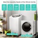 Electric laundry dryer and full-automatic washing machine combo with 10 lbs drying and 8 lbs washing capacity for.
