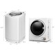 Electric laundry dryer and full-automatic washing machine combo with compact design, 10 lbs drying capacity, and 6.