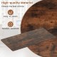 Rustic brown tabletop for electric standing desk, 48" x 24", scratch-resistant and easy-to-clean for versatile use.