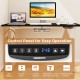 Control panel of the Electric Standing Desk with LED display and 3 memory heights for easy height adjustment.
