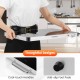 Electric warming food warmer with cool-touch handles and anti-slip foot pads, ideal for buffets and gatherings.