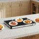 Electric warming food warmer with overheat protection, perfect for serving multiple dishes at gatherings and events.