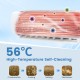 Energy-efficient mini split AC/heater with 56℃ self-cleaning feature for optimal performance and maintenance.