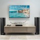 Set of 2 bi-amplified 2000W speakers with USB/SD input, ideal for events and professional audio setups.