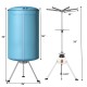 Portable ventless laundry clothes dryer with a lightweight design, holding up to 22 lbs, ideal for small spaces.