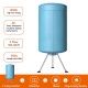 Portable ventless laundry clothes dryer in blue, designed for compact storage and energy-efficient drying of up to 22.