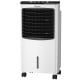 Portable evaporative air conditioner cooler with remote control, 8L water tank, and honeycomb cooling pad for efficient.