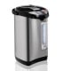 5-liter electric water boiler with LCD display, stainless steel design, and multiple dispensing methods for convenience.