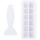 Compact stainless steel refrigerator with adjustable shelves, crisper drawer, and included ice tray for efficient food.