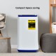 Compact 7.7 lbs washing machine with heating function, designed for small spaces like apartments and RVs.