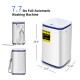Compact 7.7 lbs full automatic washing machine with heating function, featuring child lock and 8 wash programs for.