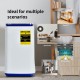 Compact 7.7 lbs fully automatic washing machine with heating function, ideal for apartments, dorms, and RVs.