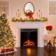 22.5-inch electric fireplace insert with realistic flames and logs, perfect for creating a warm atmosphere in your home.