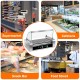 18 hot dog roller grill with stainless steel rollers, ideal for supermarkets, cafeterias, and snack bars.