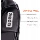 Control panel of the Electric Back and Neck Kneading Shoulder Massager with Heat, featuring buttons for power and.