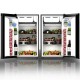 Compact 3.2 cu.ft. black mini refrigerator with adjustable shelves and internal freezer, ideal for dorm or office use.