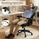 Ergonomic black mesh office chair with adjustable lumbar support and flip-up armrests, designed for comfort and.
